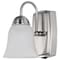 Nuvo 8 Watt, LED 1-Light Vanity Fixture, 3000K, Brushed Nickel with Alabaster Glass, With Switch 62/1569 - alternate 5
